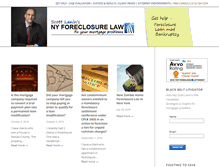 Tablet Screenshot of nyforeclosurelaw.com